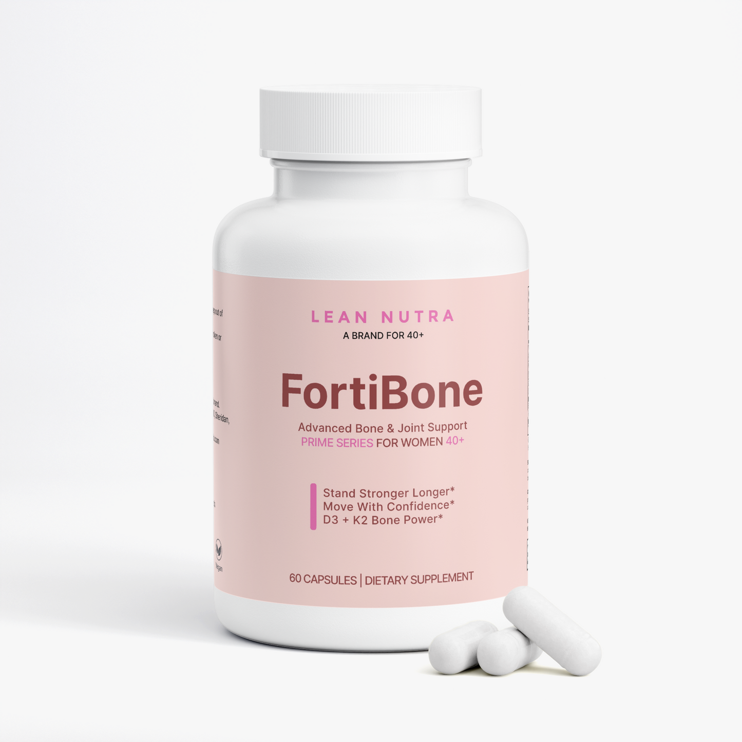 FortiBone Prime Series for Women 40+ bottle angle
