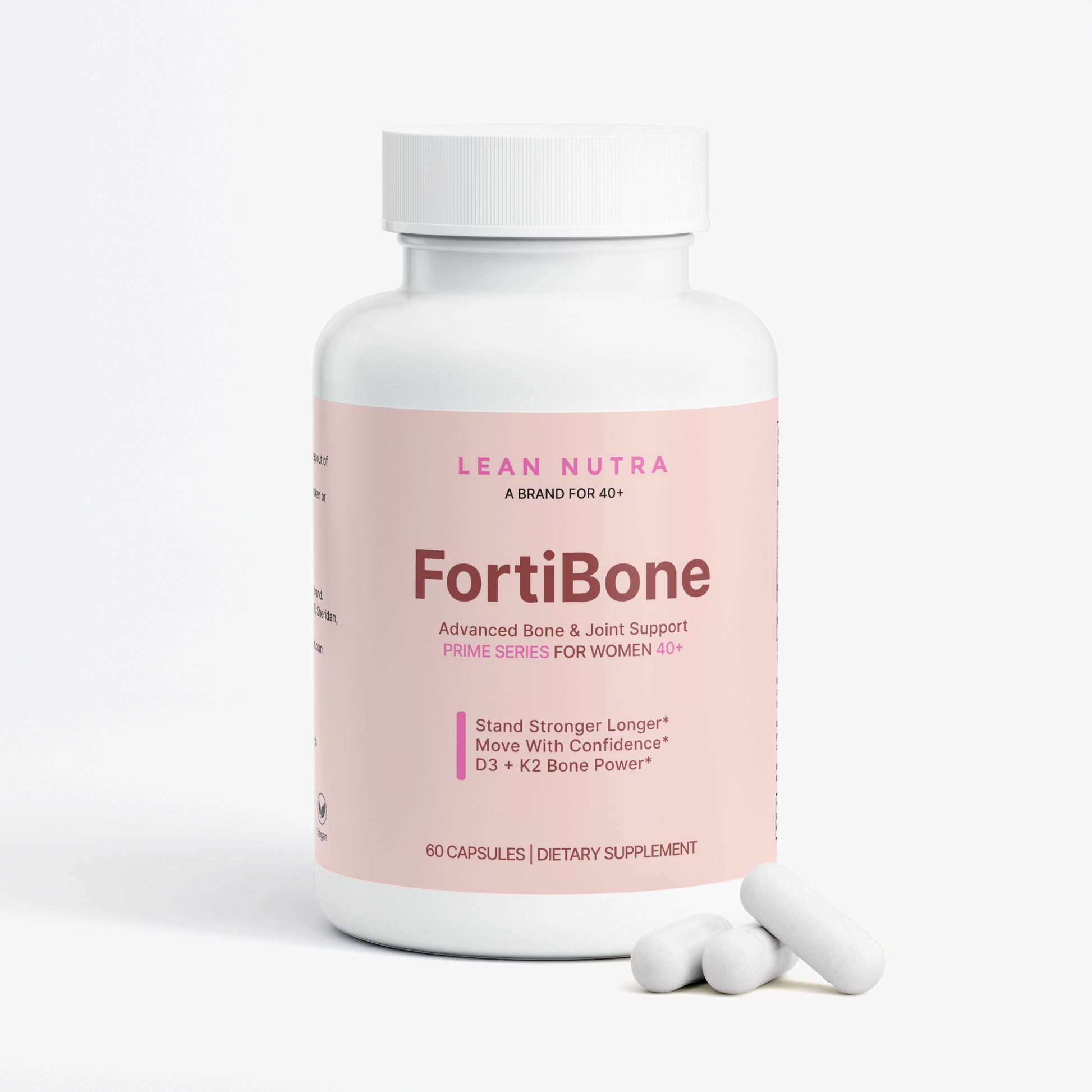 FortiBone Prime Series for Women 40+ bottle angle