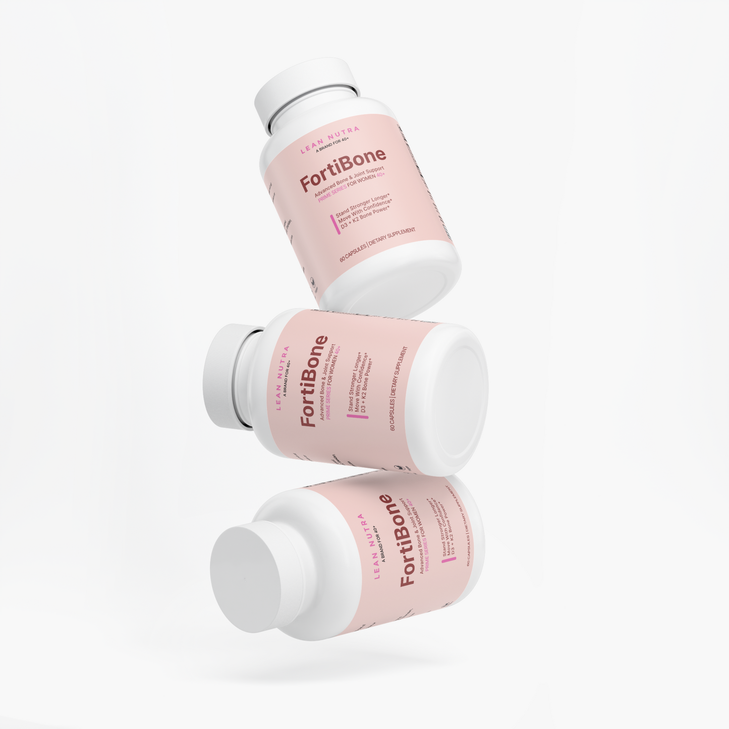 FortiBone Prime Series for Women 40+ label detail