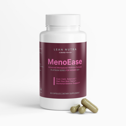 MenoEase Platinum Series for Women 50+ bottle angle