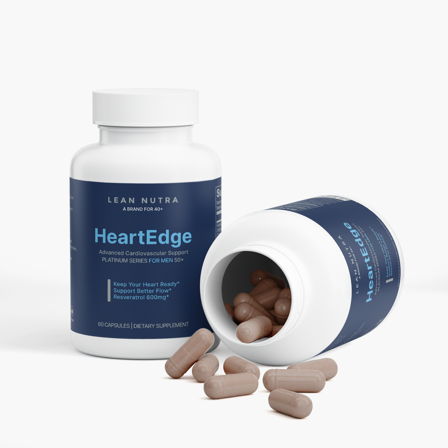 HeartEdge Platinum Series for Men 50+ capsules
