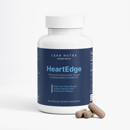 HeartEdge Platinum Series for Men 50+ bottle angle