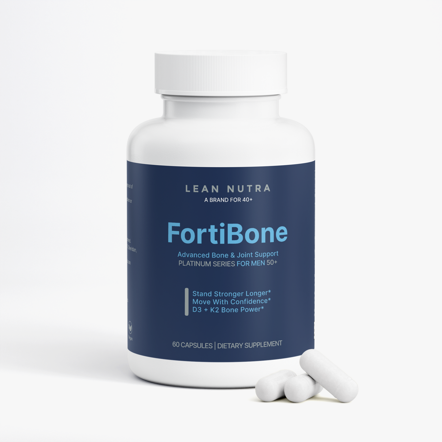 FortiBone Platinum Series for Men 50+ bottle angle