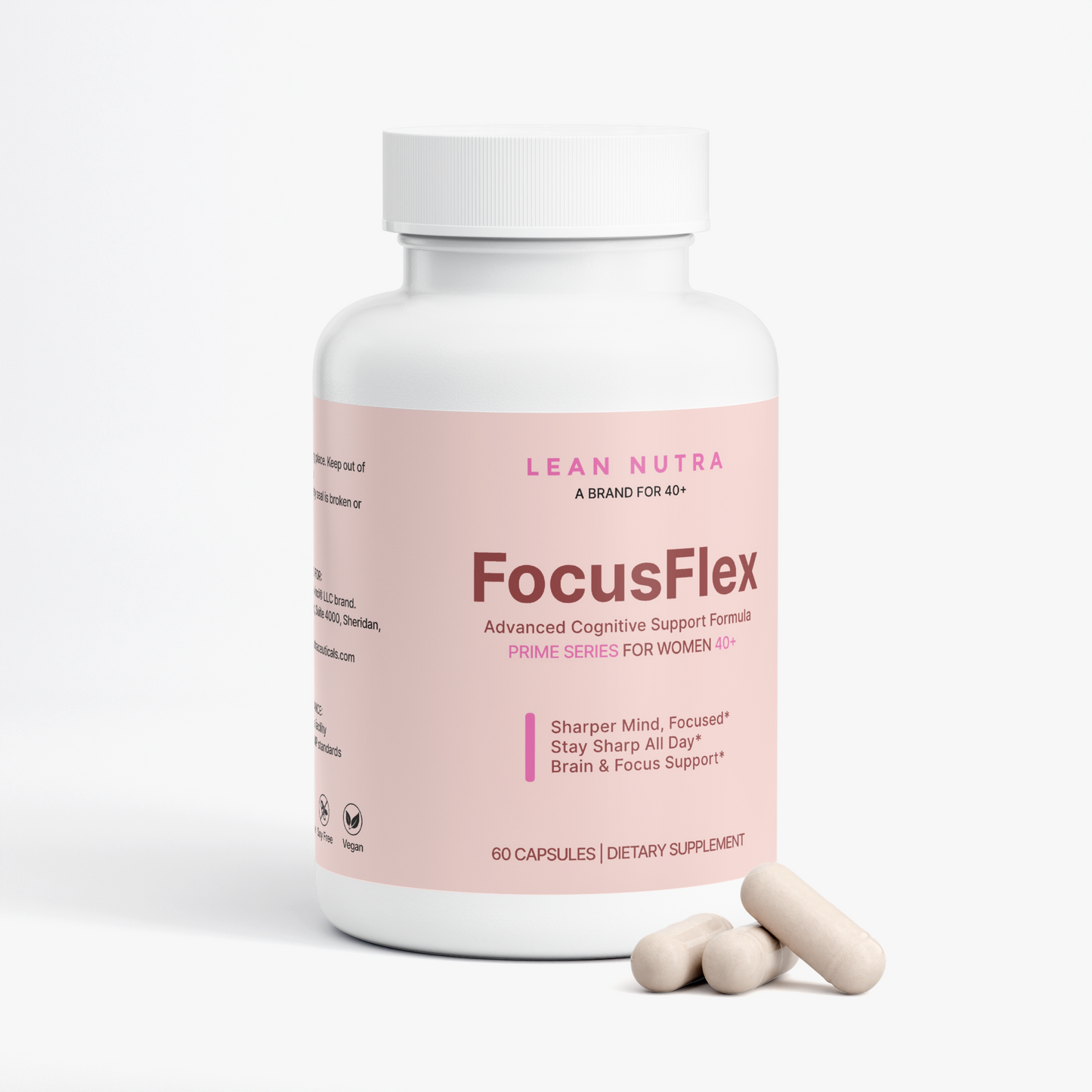 FocusFlex Prime Series for Women 40+ bottle angle