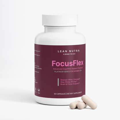 FocusFlex Platinum Series for Women 50+ bottle angle