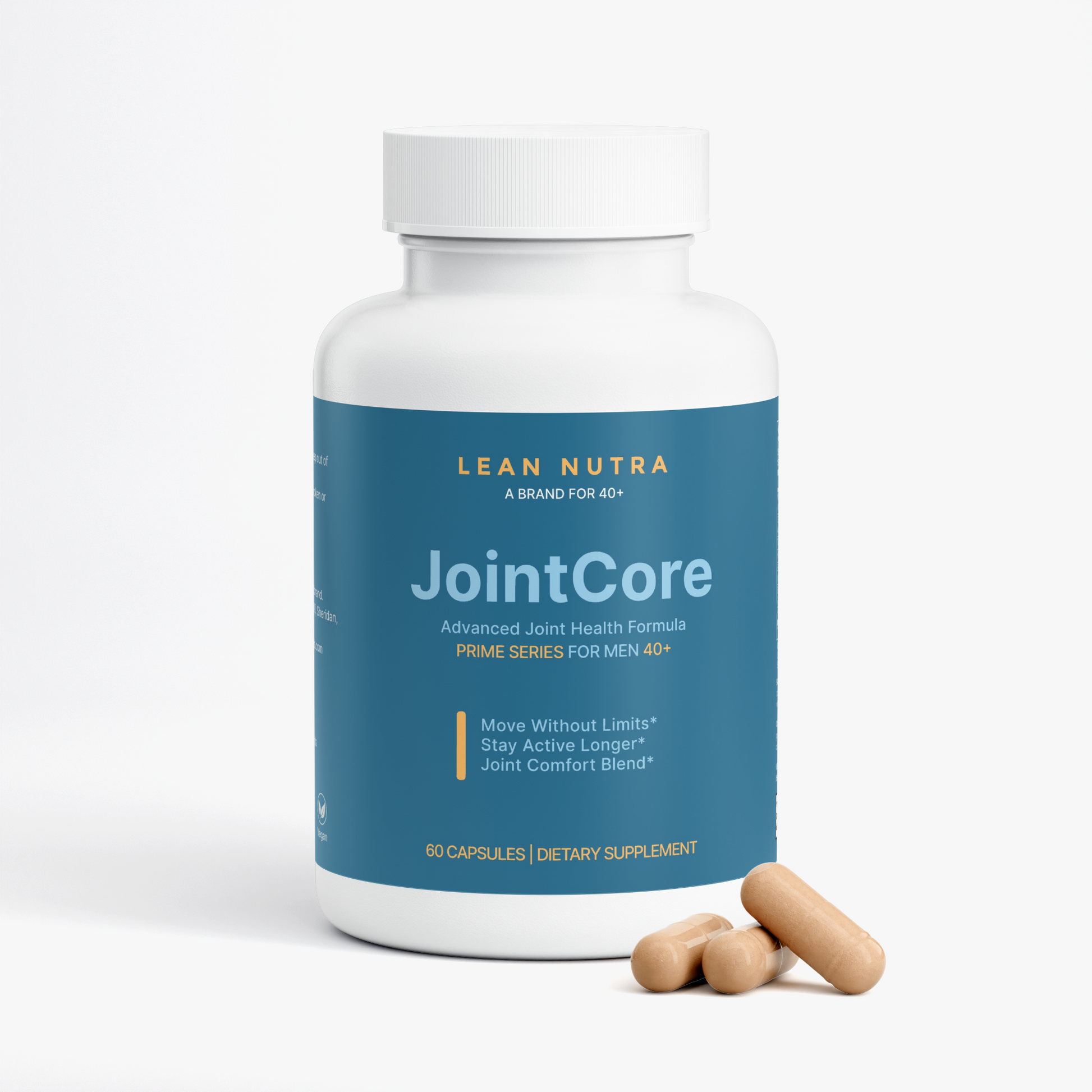 JointCore Prime Series for Men 40+ bottle angle