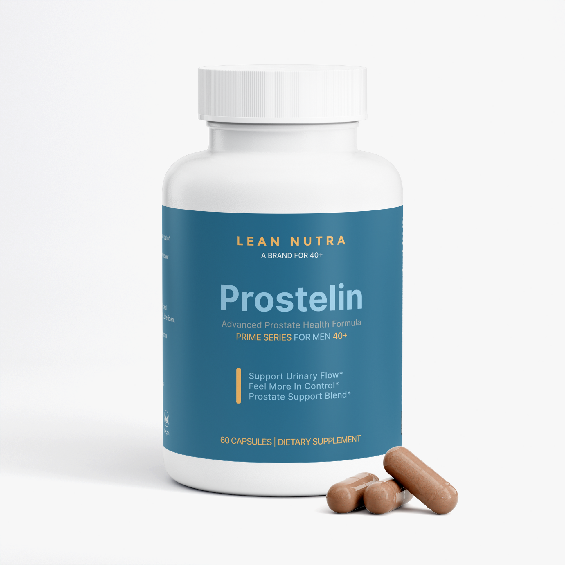 Prostelin Prime Series for Men 40+ bottle angle