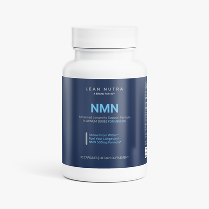 NMN Platinum Series for Men 50+ bottle front