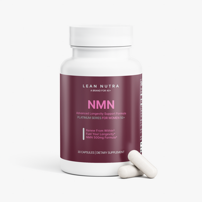 NMN Platinum Series for Women 50+ bottle angle