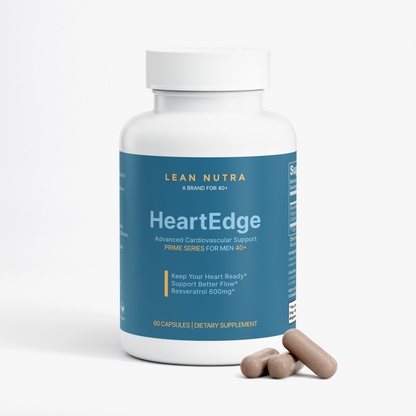 HeartEdge Prime Series for Men 40+ bottle angle