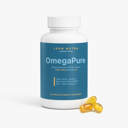OmegaPure Prime Series for Men 40+ bottle angle