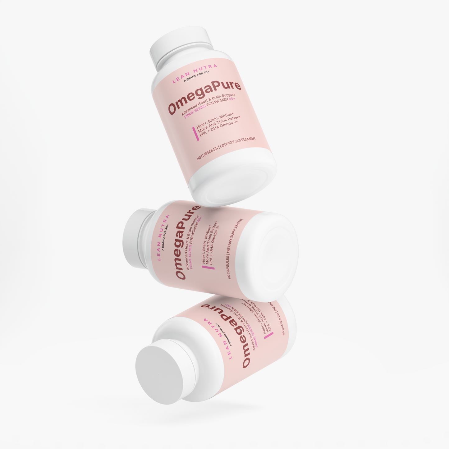 OmegaPure Prime Series for Women 40+ label detail