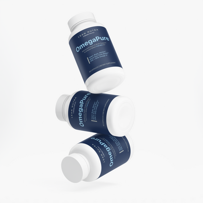 OmegaPure Platinum Series for Men 50+ label detail