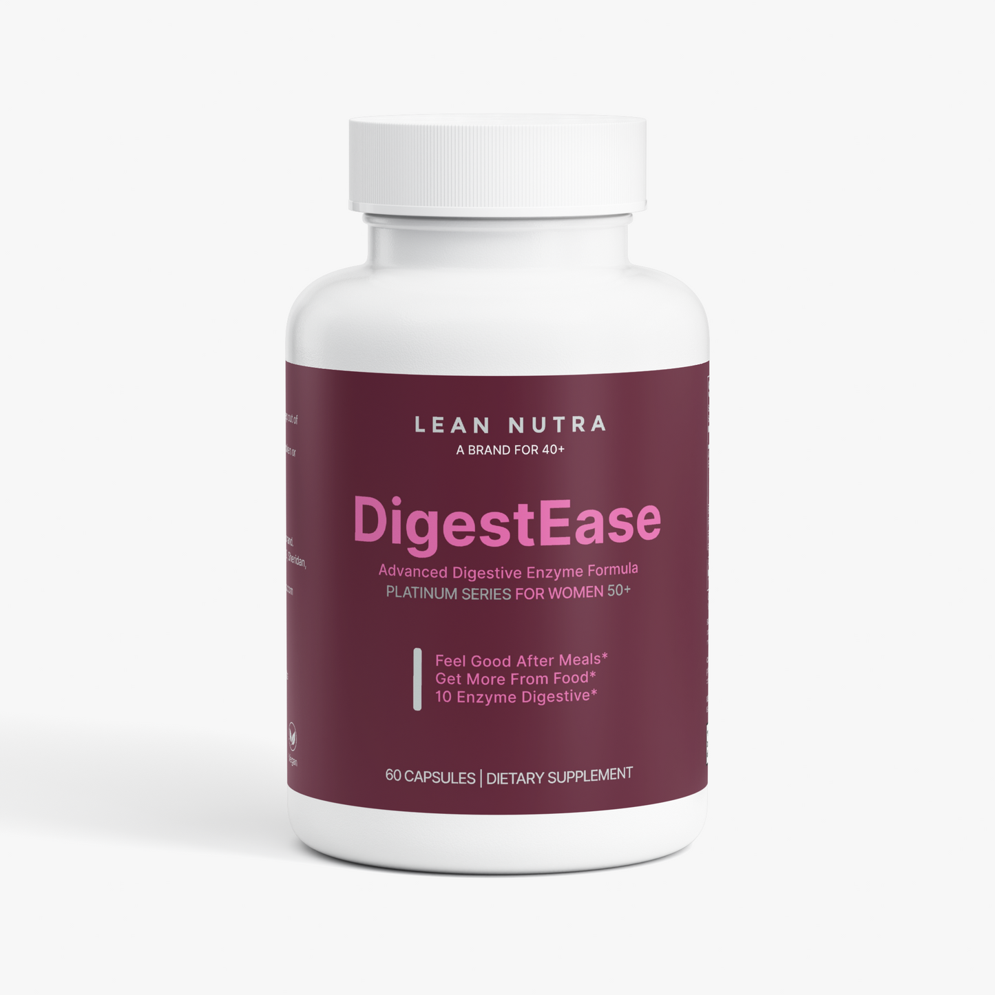 DigestEase Platinum Series for Women 50+ bottle front