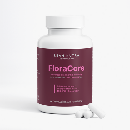 FloraCore Platinum Series for Women 50+ bottle angle