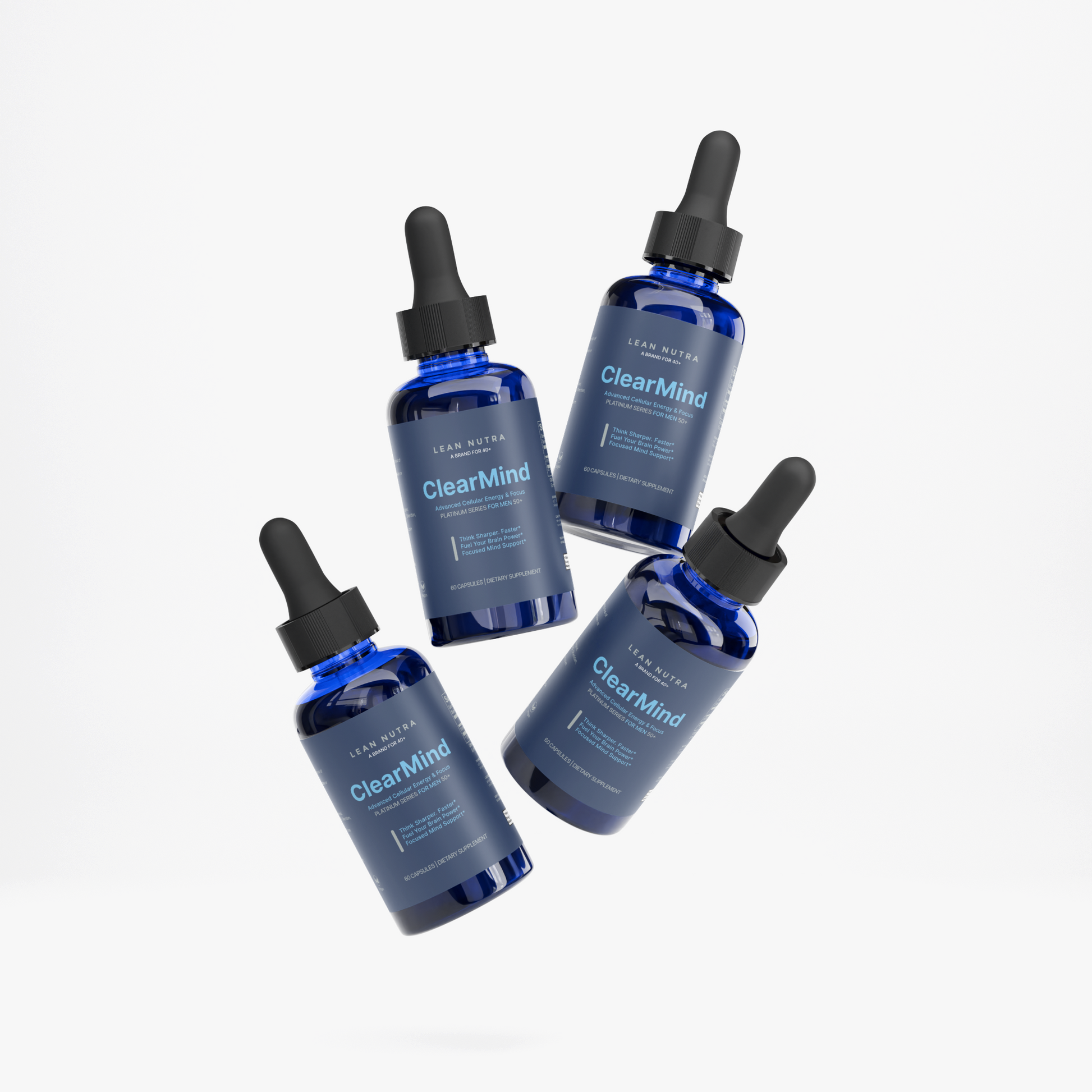 ClearMind Platinum Series for Men 50+ label detail
