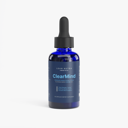 ClearMind Platinum Series for Men 50+ bottle front