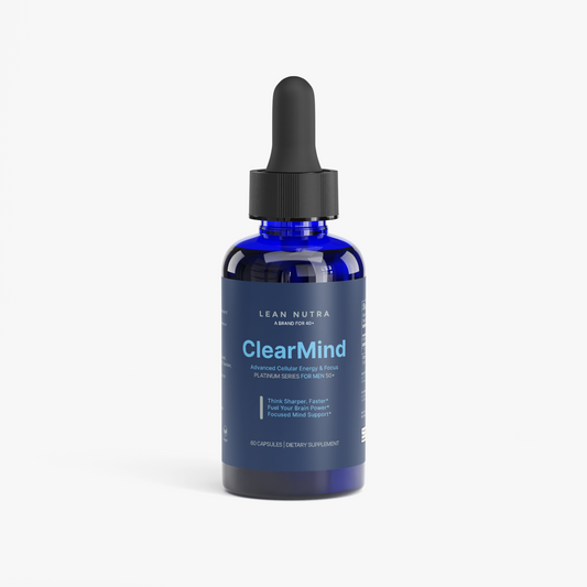 ClearMind Platinum Series for Men 50+ bottle front