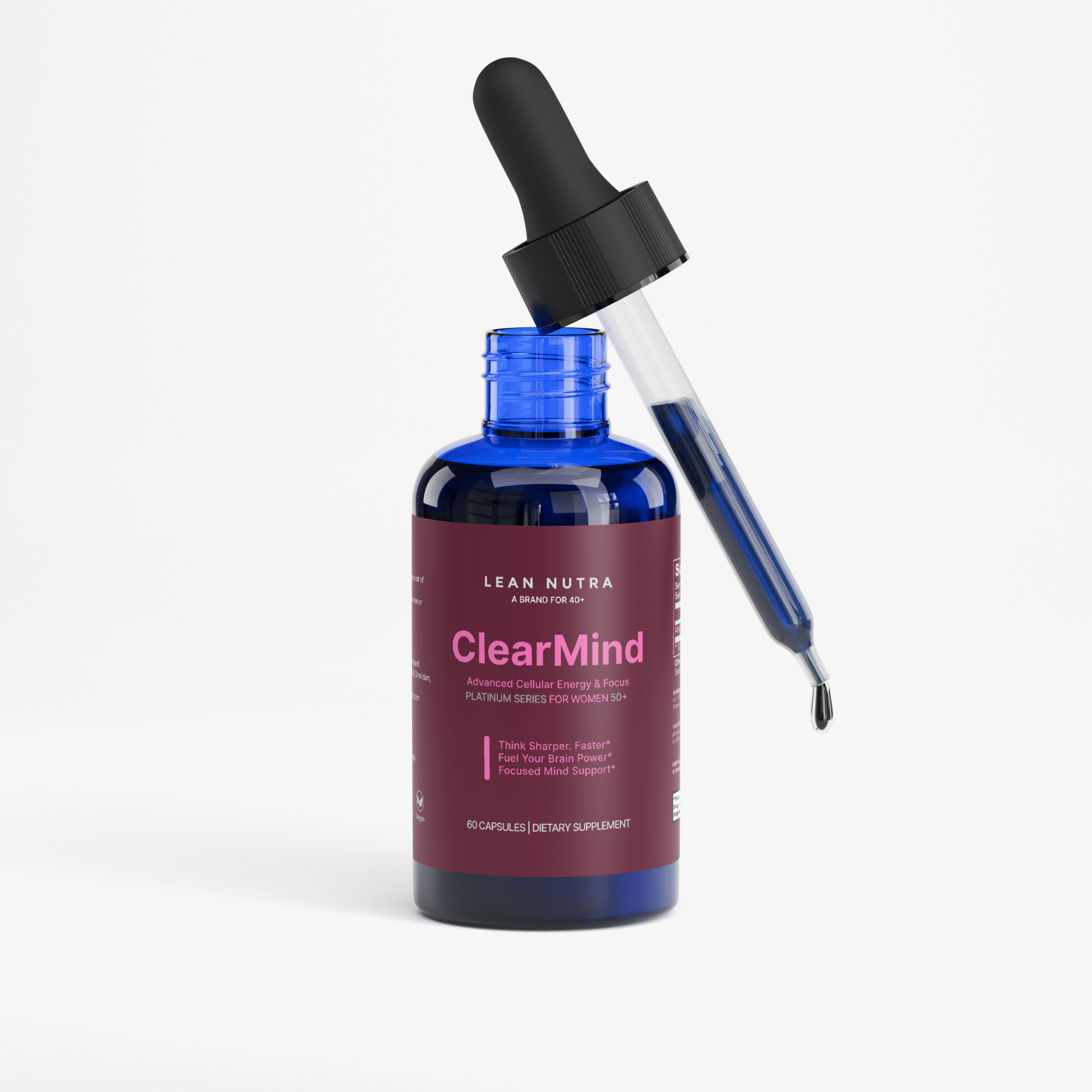 ClearMind Platinum Series for Women 50+ bottle angle