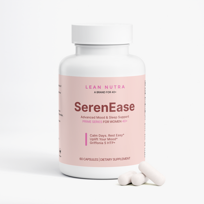 SerenEase Prime Series for Women 40+ bottle angle