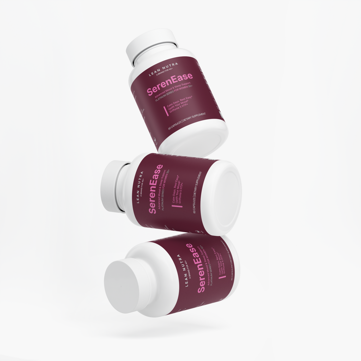 SerenEase Platinum Series for Women 50+ label detail