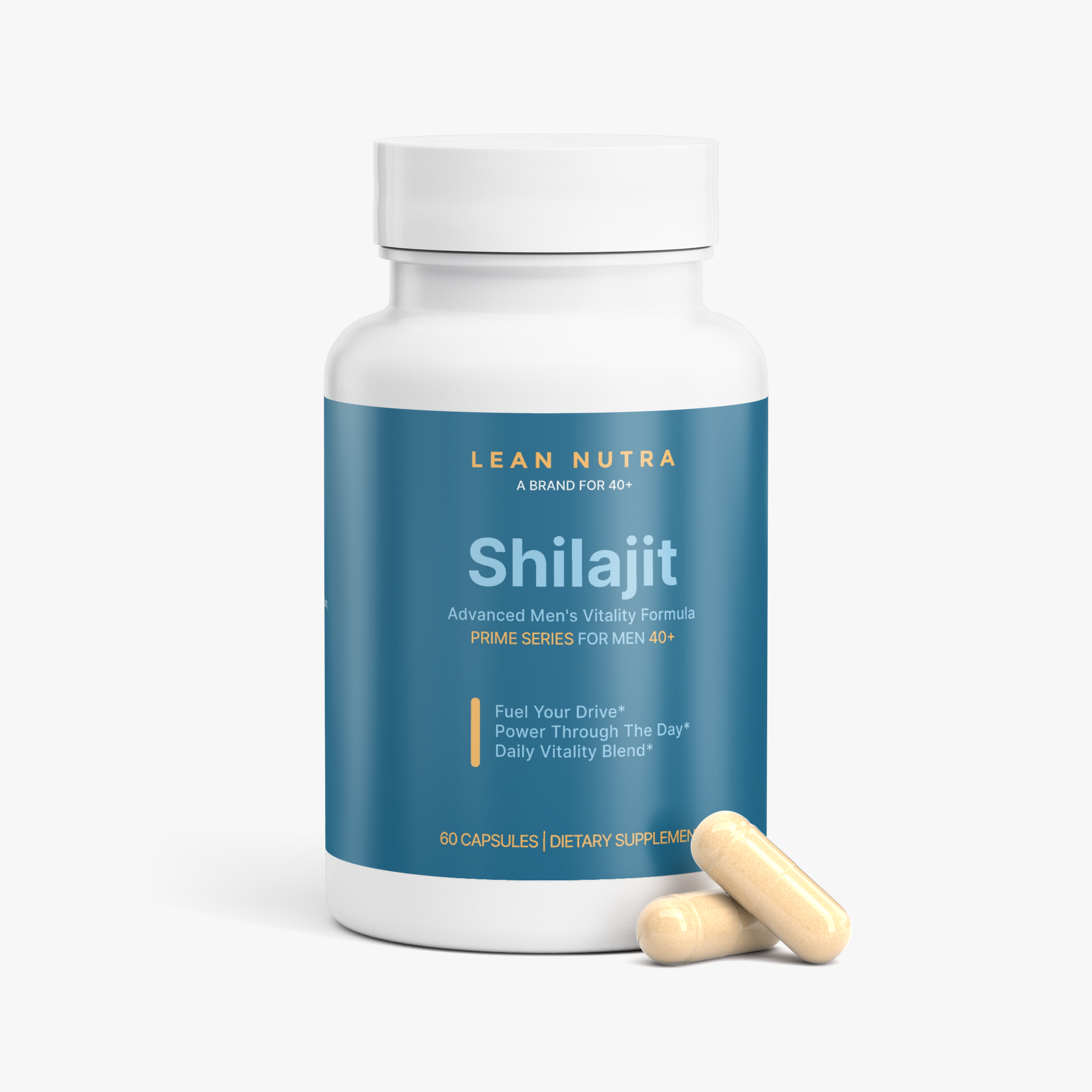 Shilajit Prime Series for Men 40+ bottle angle