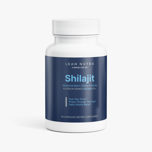 Shilajit Platinum Series for Men 50+ bottle front
