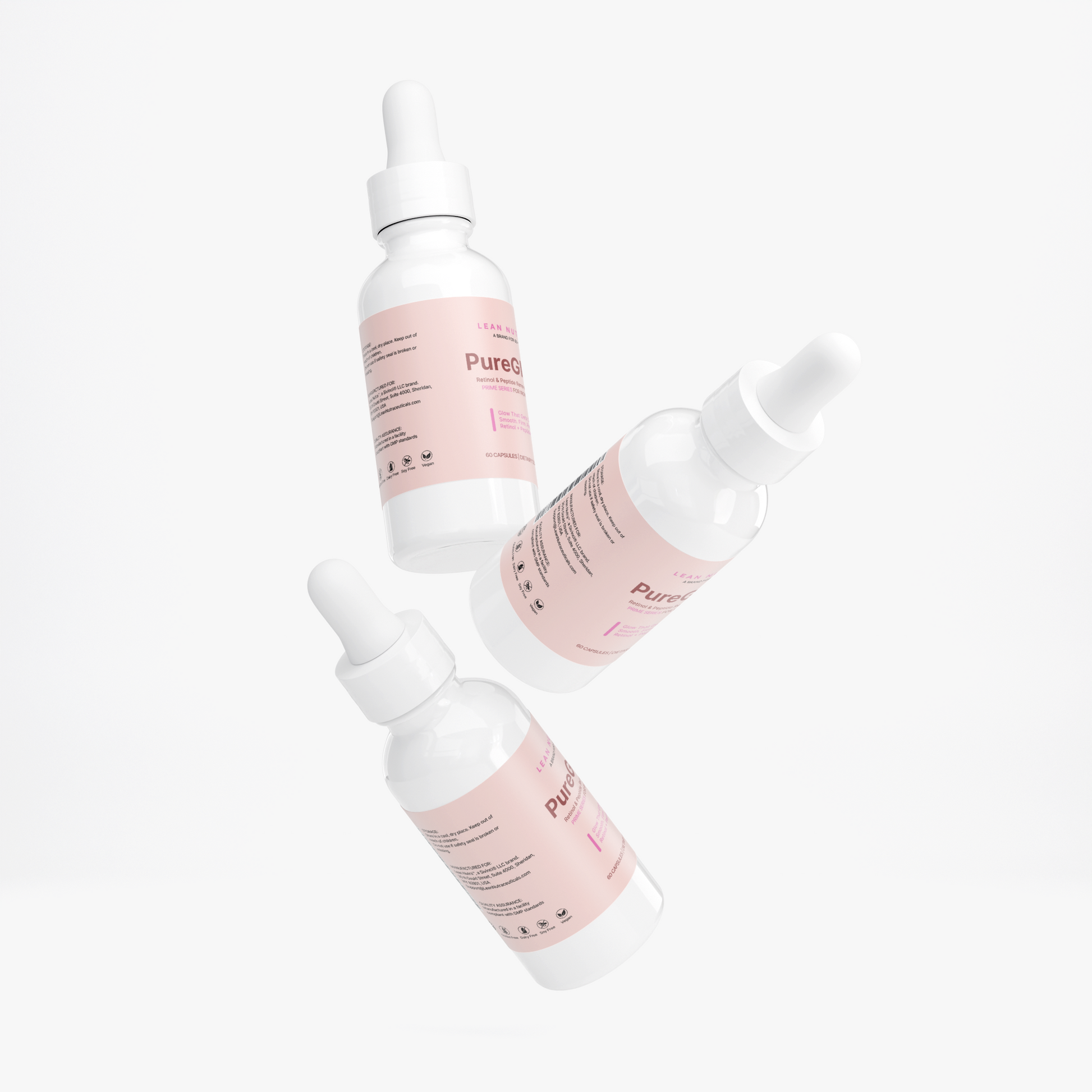 PureGlow Prime Series for Women 40+ label detail