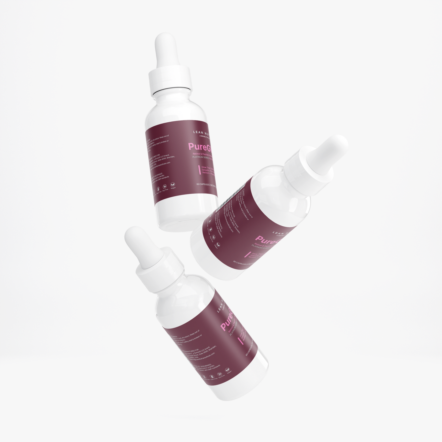 PureGlow Platinum Series for Women 50+ label detail