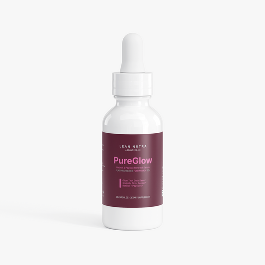 PureGlow Platinum Series for Women 50+ bottle front