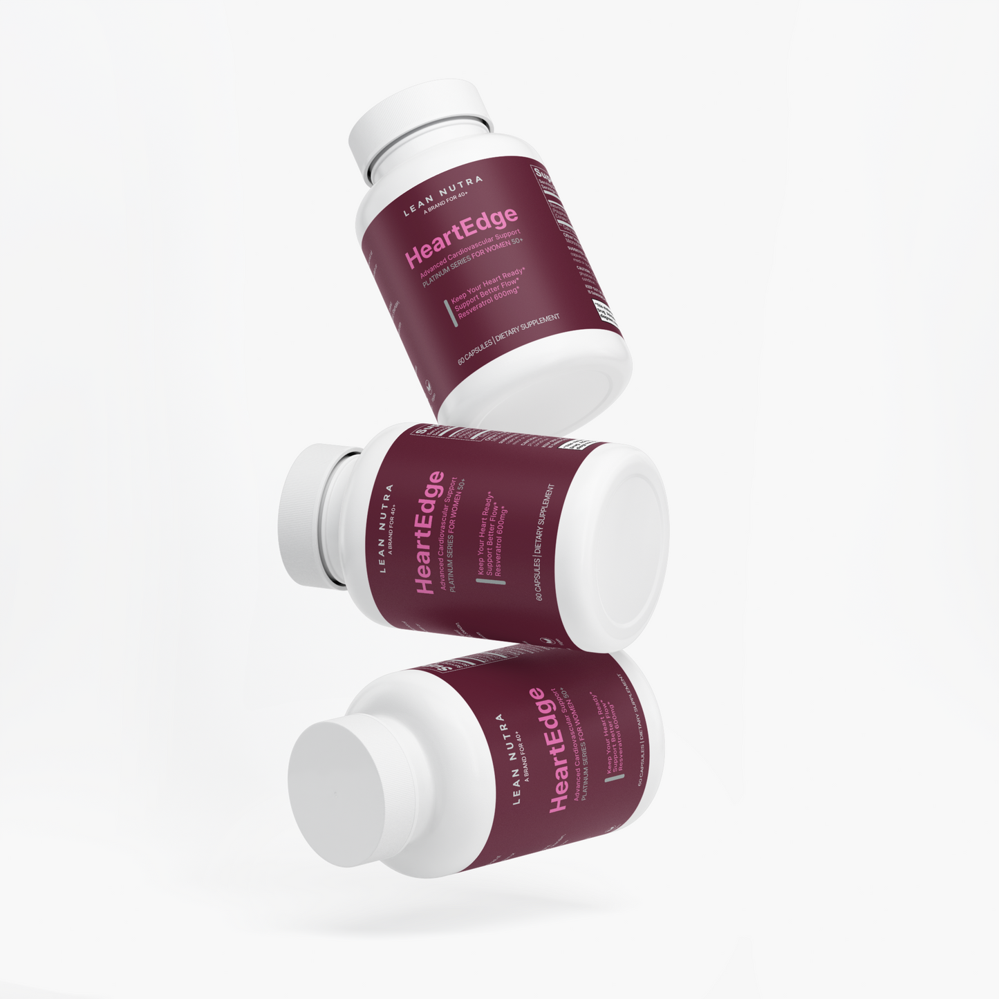 HeartEdge Platinum Series for Women 50+ label detail