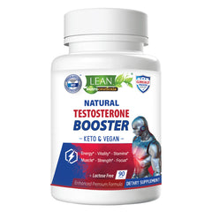 Testosterone Booster for Men, Keto Vegan Lactose Free Formula, MD Certified 90 Capsules