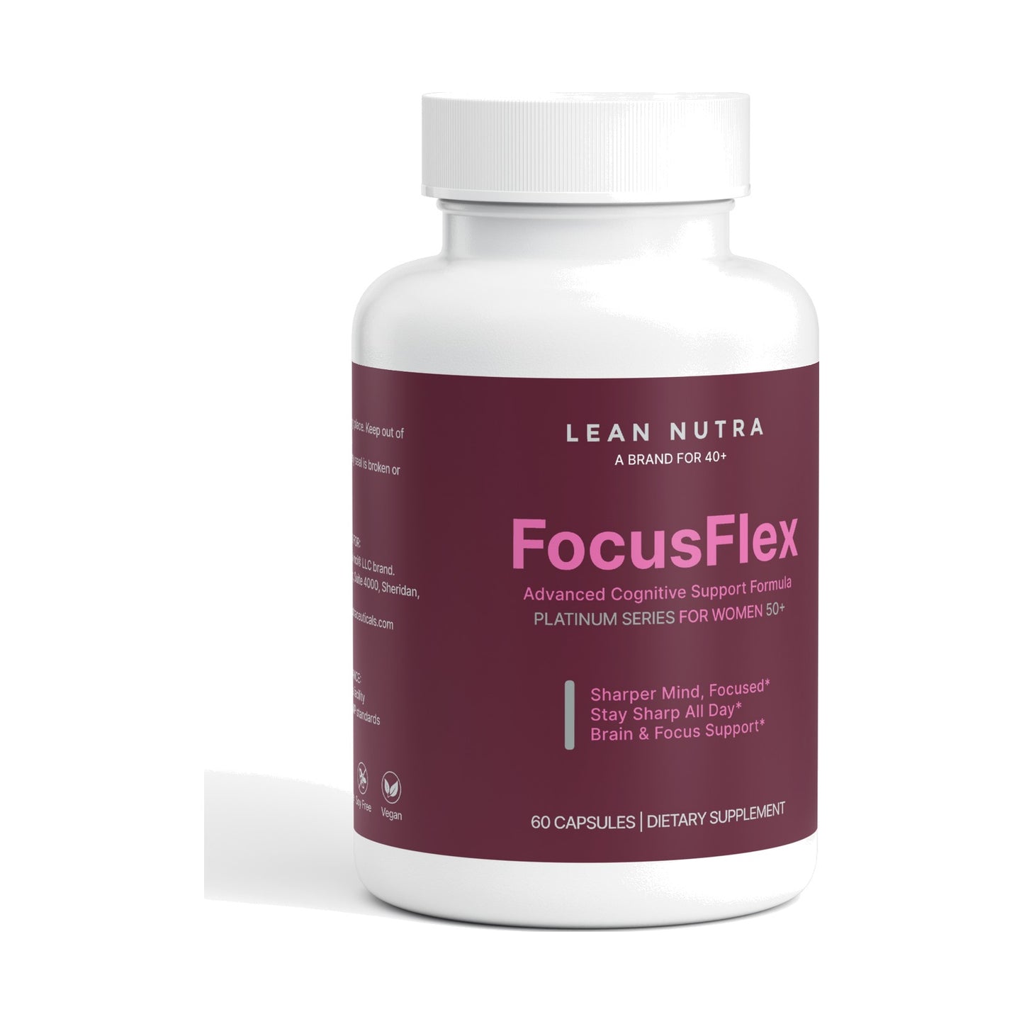 FocusFlex Platinum Series for Women 50+ bottle front