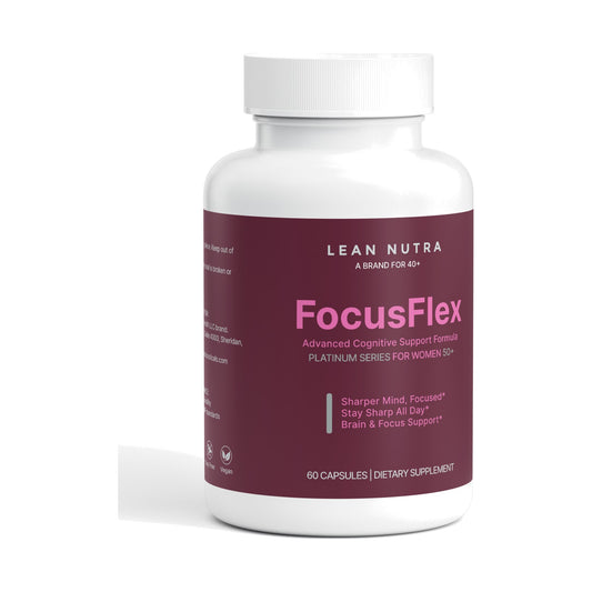 FocusFlex Platinum Series for Women 50+ bottle front