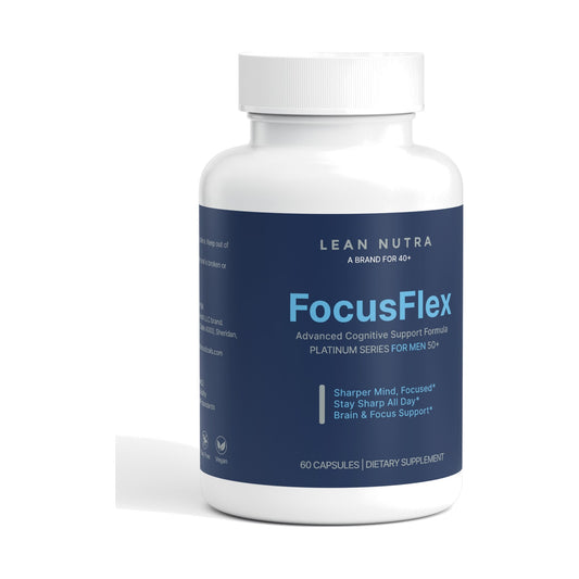 FocusFlex Platinum Series for Men 50+ bottle front