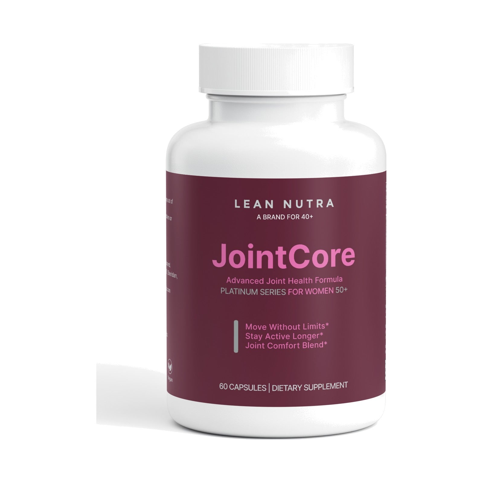JointCore Platinum Series for Women 50+ bottle front