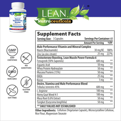 [Premium Quality 100% Pure Nutritional Supplements For Men & Women, Made in USA]-LEAN Nutraceuticals ™